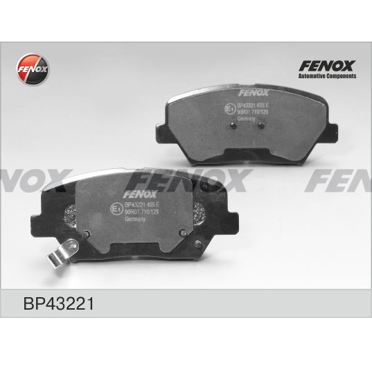 Колодки торм. перед. FENOX BP43221 Hyundai I30. Kia Ceed 1,4-1,6. SORENTO II