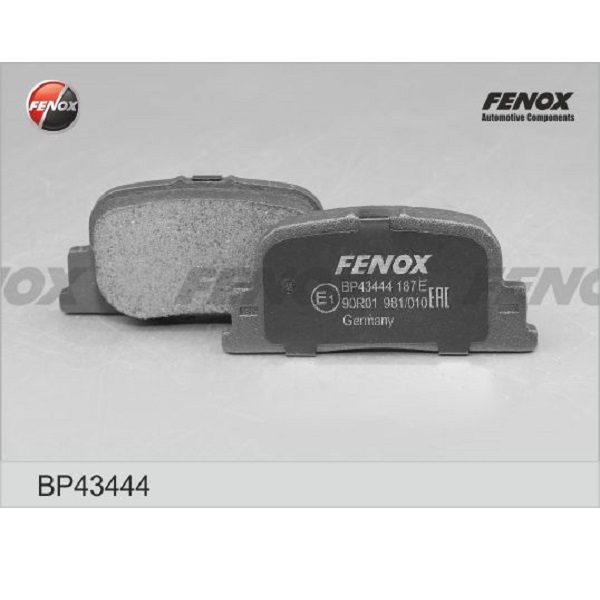 Колодки торм. зад. FENOX BP43444 Toyota Camry, Lifan, GEELY
