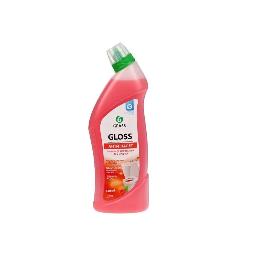 GraSS Gloss "Coral" 750мл (Чистящий гель для ванны и туалета) 125547