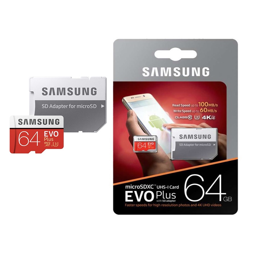 Карта памяти 64GB 10 Класс 130Mb/s Samsung EVO