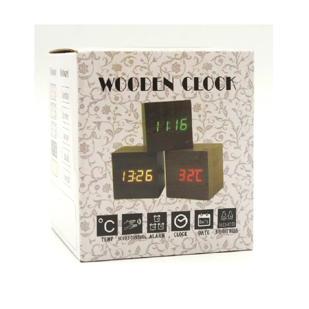 Часы-терм.USB настольные дата/темп X1293
