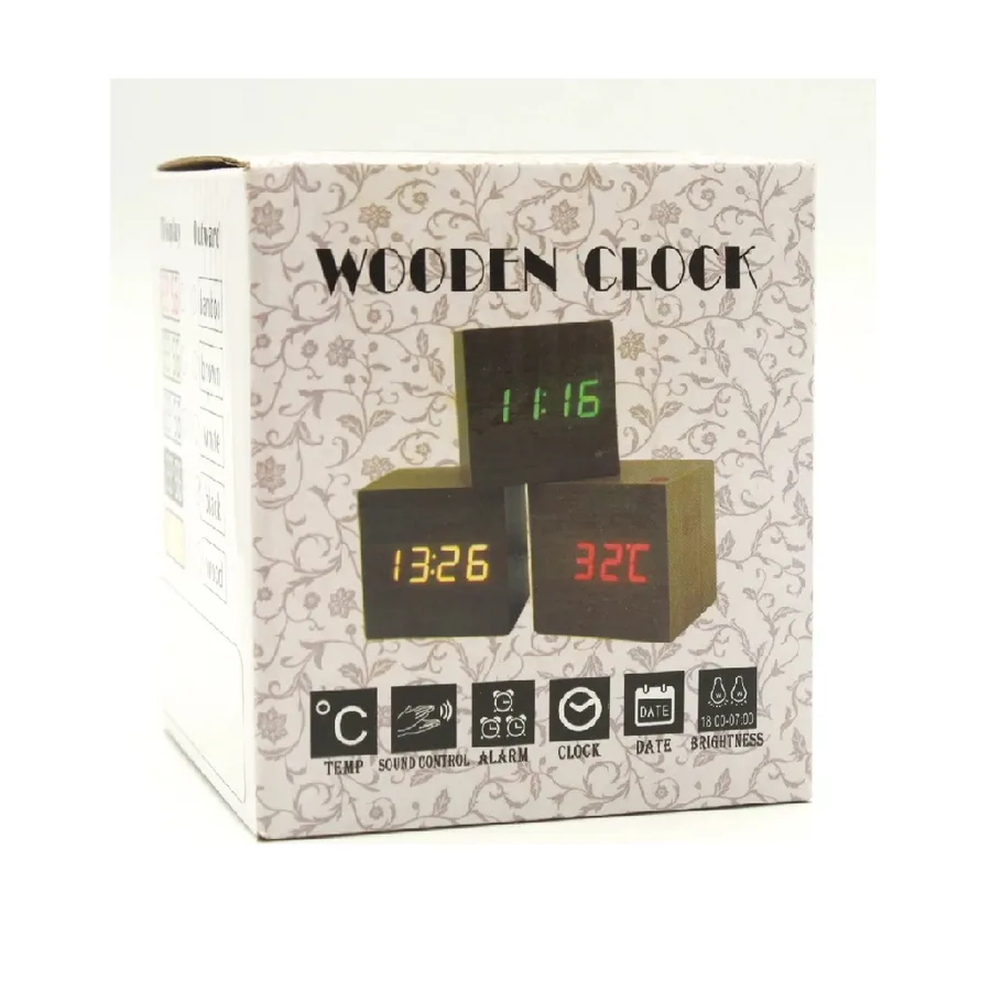 Часы-терм.USB настольные дата/темп X1293