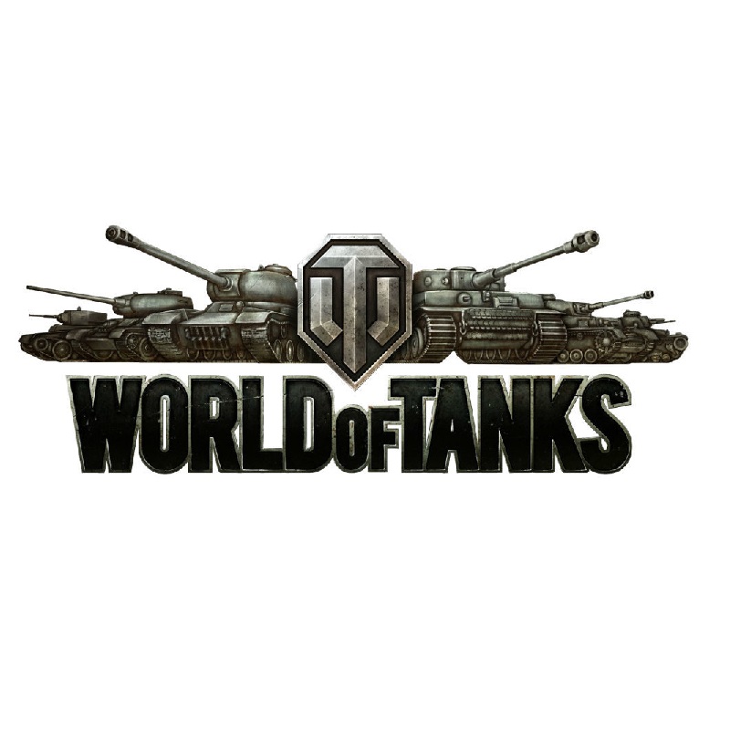 Наклейка WordOfTanks Эмблема (цветная) 13,5х32,5мм