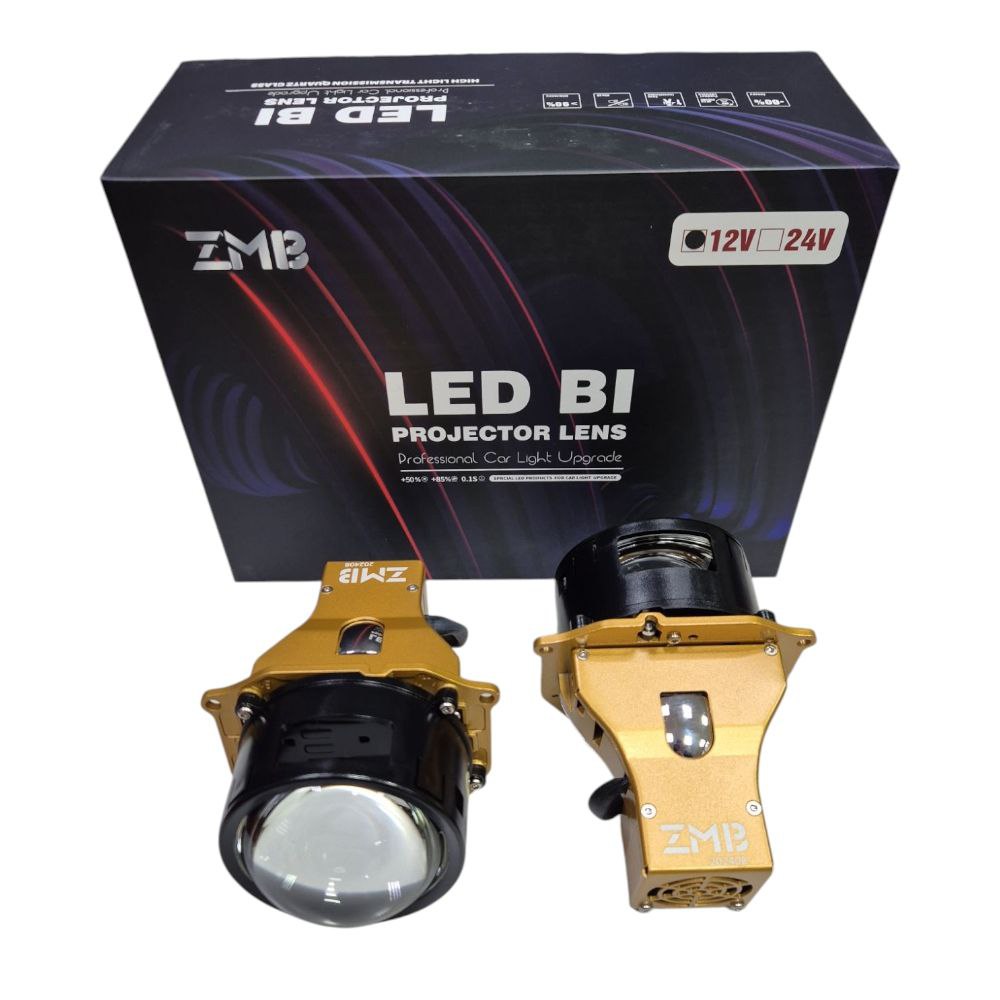 Bi-LED Линза ZMB K4 57W/67W 12В 3дюйма 2шт