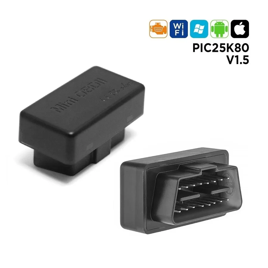 Диагностический адаптер ELM327 WIFI mini 1.5 чип PIC18F25K80