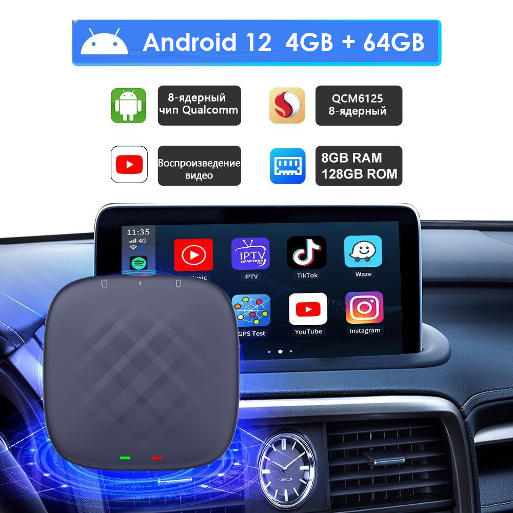 Android Box PROMUSIC 4/64Gb (подключение проводное)