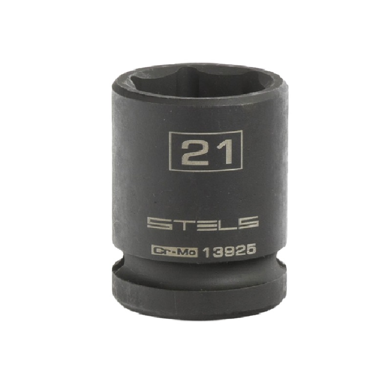 STELS 13947 Головка ударная шестигранная 1/2 21мм