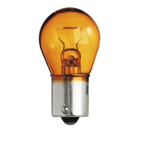 Лампа 12V P21W желтая LYNXauto L14442Y
