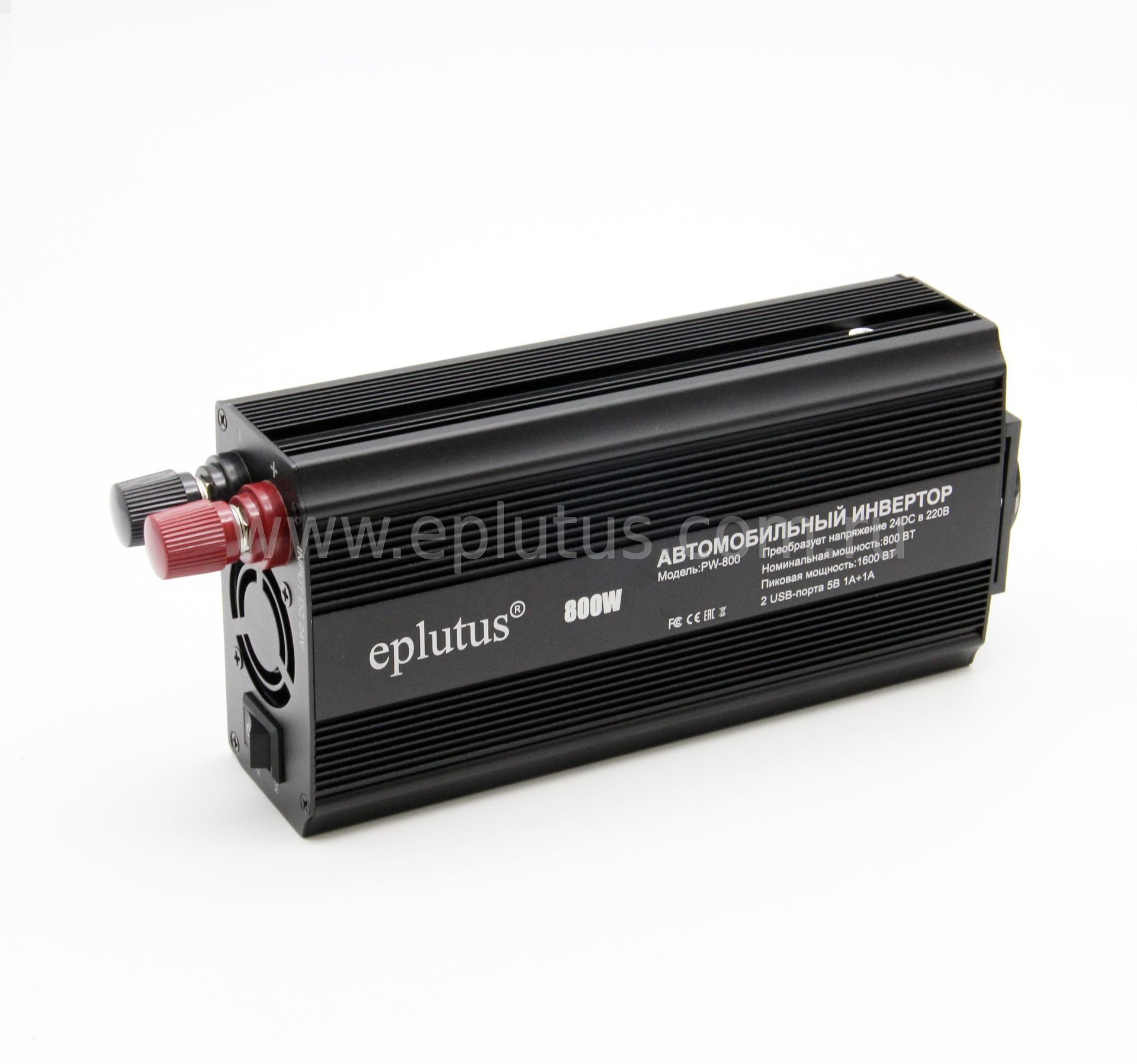 Преобразователь Eplutus 12В на 220В 800W PW-800