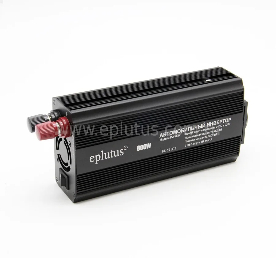 Преобразователь Eplutus 12В на 220В 800W PW-800