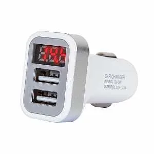 АЗУ USB порт 1A/2.1A + вольтметр