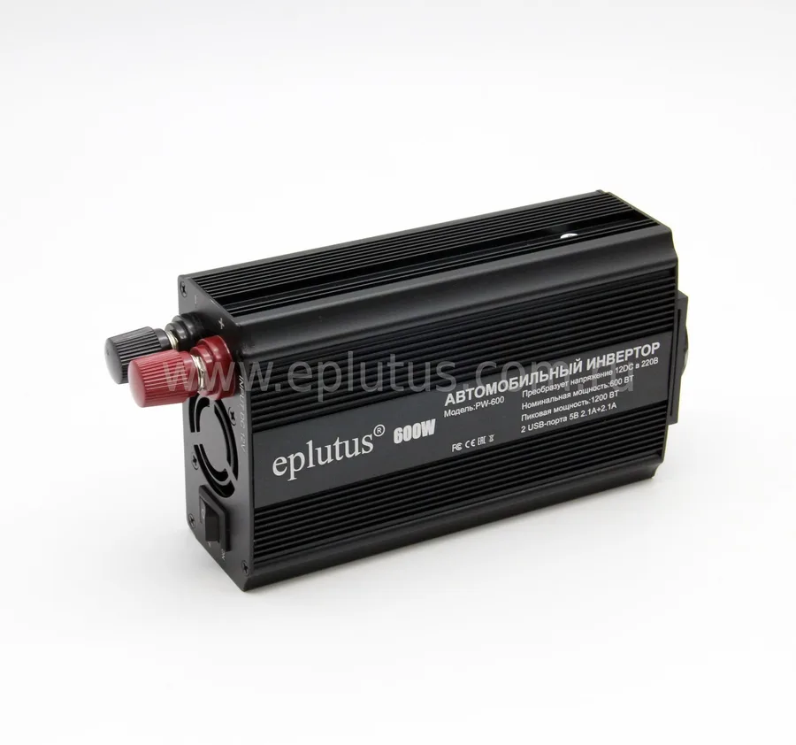 Преобразователь Eplutus 12В на 220В 600W PW-600