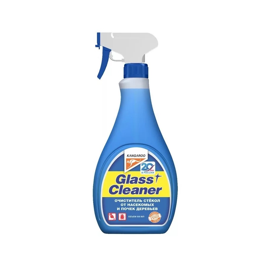 KANGAROO Glass cleaner - очиститель стекл от насекомых 500мл 320126