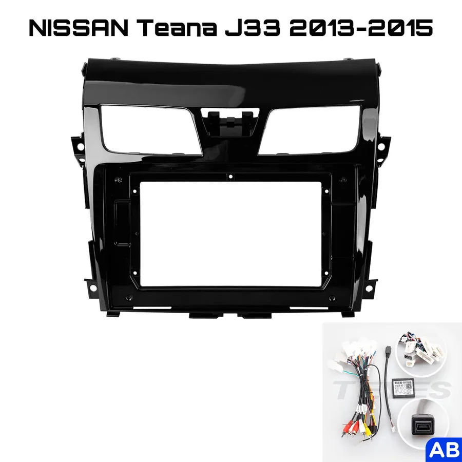 Установочный к-т для штатной а/м 10" NISSAN Teana J33 2013-15 Вид.AB (без усил)+проводка CAN