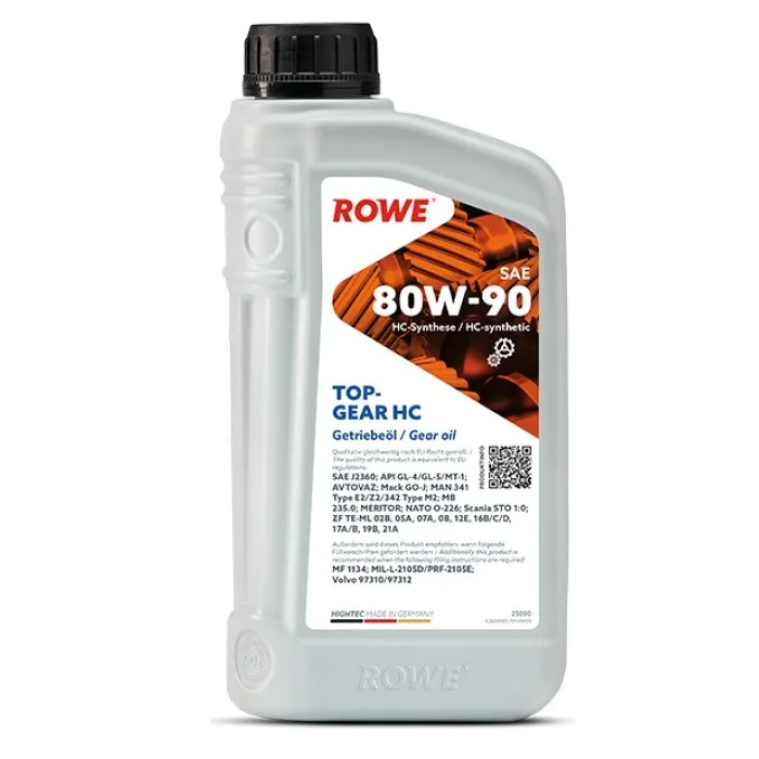 Масло транс. ROWE TopGear HC 80w90 GL4/GL5 1л