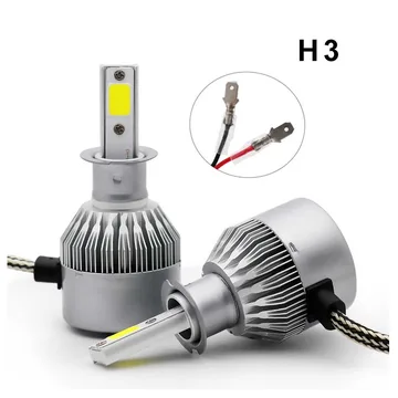 Лампа диодная C6 12-24V H3 4800lm К-т