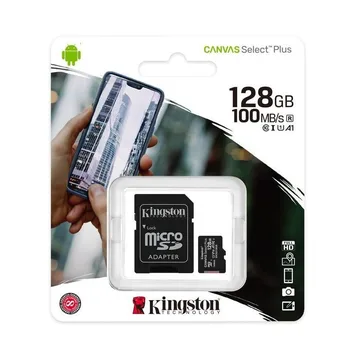 Карта памяти 128GB 10 Класс 100Mb/s Kingston
