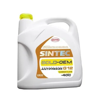 Антифриз SINTEC GOLD Желтый 5кг. (уп-4)