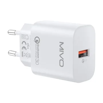 Сетевое зарядное устройство MIVO MP-328Q 1USB 18W