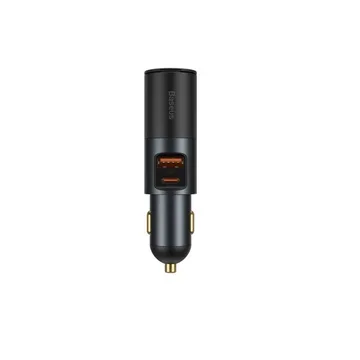 АЗУ USB +USB+TYPE-C+прикуриватель  BASEUS