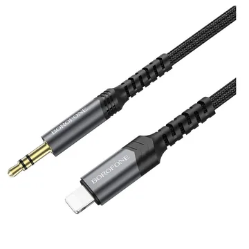 Провод 3.5 jack-jack (AUX на Lightning) BOROFONE BL15