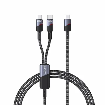 Кабель Type-C MIVO MX-77T 100W 1.2м