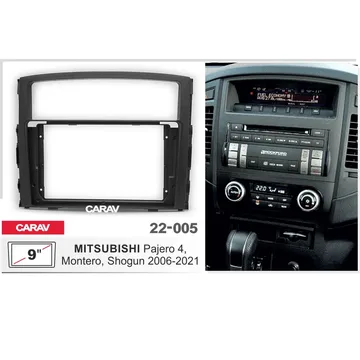 Рамка 9" CARAV 22-005 MITSUBISHI PAJERO 2007+