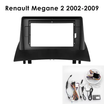 Установочный к-т для штатной а/м 9" Renault Megane 2 2002-2009 + проводка CAN