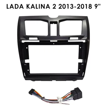 Установочный к-т для штатной а/м 9" LADA Kalina 2 2013-2018 + проводка ZKT-077