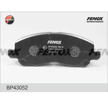 Колодки торм. перед. FENOX BP43052 Lancer, ASX, Outlender 03-,Citroen, Peuogeot