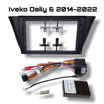 Установочный к-т для штатной а/м 9" Iveko daily 6 2014-2022 проводка