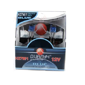 Лампа 12V Диал-Луч H27W/1 55W BLUE DUO (Eurobox,2шт.) 2189