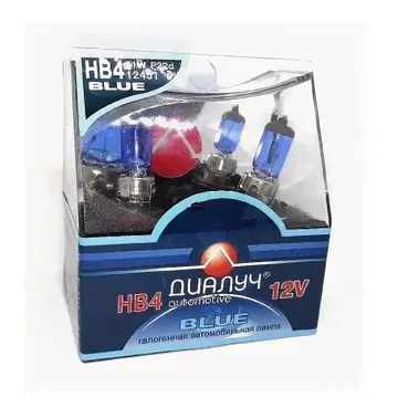 Лампа 12V Диал-Луч HB4 51W BLUE DUO (Eurobox,2шт.) 1010