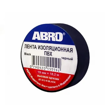 ABRO Изолента черная уп-10 5111