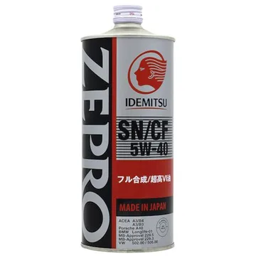 Масло моторное IDEMITSU ZEPRO EURO SPEC SN/CF 5w40 1л.