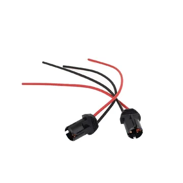 Патрон безцокольной лампы T10 W5W с проводами GARGEN
