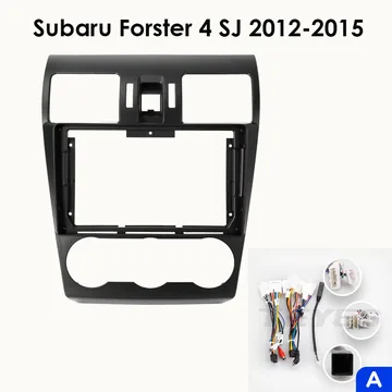 Установочный к-т для штатной а/м 9" Subaru Forster 4 SJ 2012-2015 вид А + проводка CAN