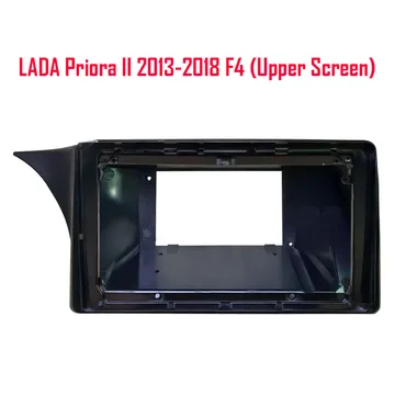 Установочный к-т для штатной а/м 9" LADA Priora II 2013-2018 F4 (Upper Screen) Black + проводка