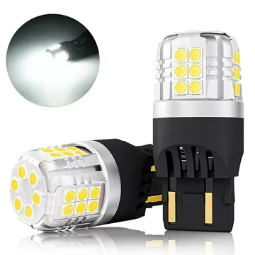 Лампа диодная ElectroKot УльтраЛед 12V W21/5W б/ц 7443 белый кт. 2шт