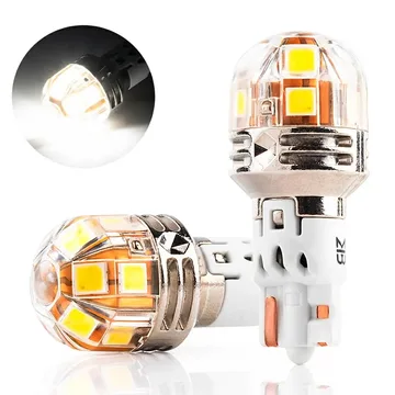 Лампа диодная ElectroKot T-серия 10-50V T15 W16W 5000K белый свет к-т 2шт