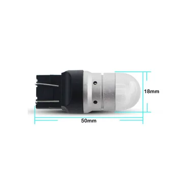 Лампа диодная 10-30V W21/5W б/ц (Т20) 2хк-т 4SMD orange 1шт