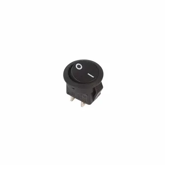 Кнопка тумблер 12V 10A (2c)черн. REXANT
