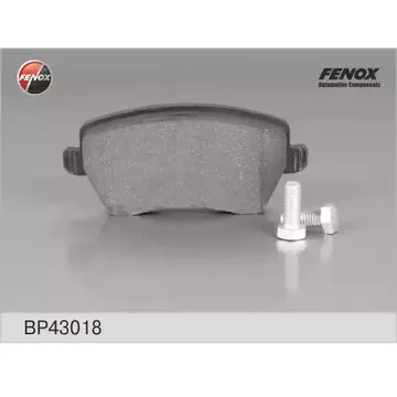 Колодки торм. перед. FENOX BP43018 Largus, Logan, Vesta 16-клап. ABS ,Nissan Micra