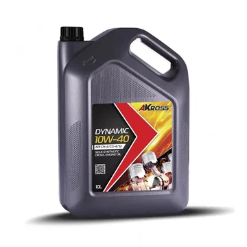 Масло моторн. AKross DYNAMIC 10W-40 CH-4/CG-4/SJ 10л п/синт.