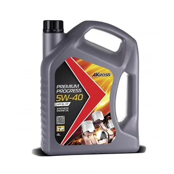 Масло моторн. AKross PREMIUM PROGRESS 5W-40 SL/CF 4 л синт.