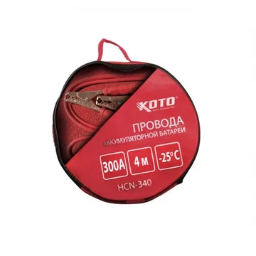 Провода для прикуривания 300А "KOTO" (4 метра в сумке кр.)