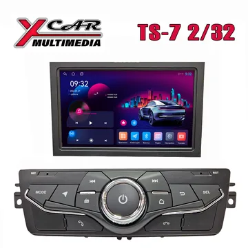 Автомагнитола XCar TS7 штатная 7-д. Lada Priora 2, Kalina 2 (ANDROID 12) 4-ядер., 2GB-ОЗУ, 32GB