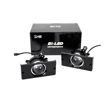 Фара противотуманная диодная ZMB WD-146 Bi-LED LADA 2110 45/70W. к-т-2шт.