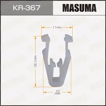 Клипса для крепления накладки  Masuma KR-367