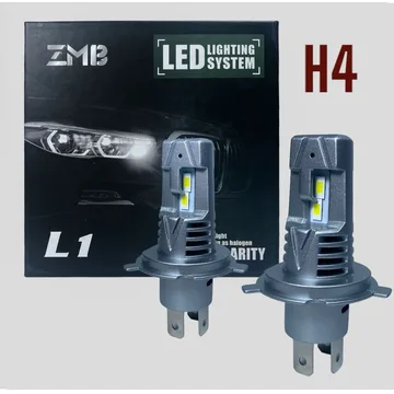 Лампа диодная ZMB L1 9-30V H4 5000K к-т 2шт